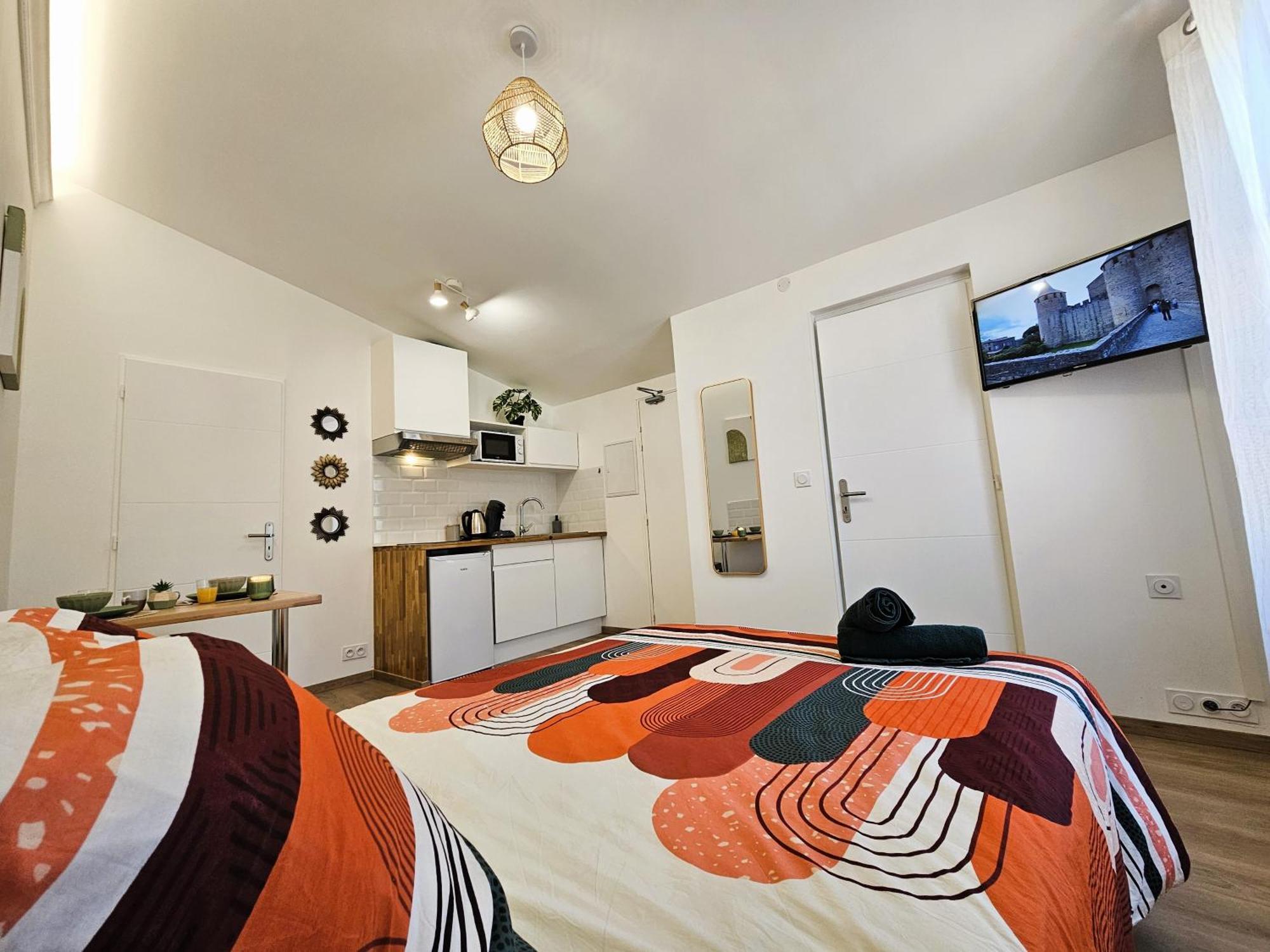 Tout Confort ! Ville, Climatisation, Parking, Wifi, Calme, Tv Carcasona Exterior foto